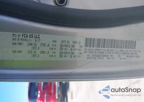 2017 Dodge Journey Sxt из США, поврежденный, VIN 3C4PDCBG2HT684966